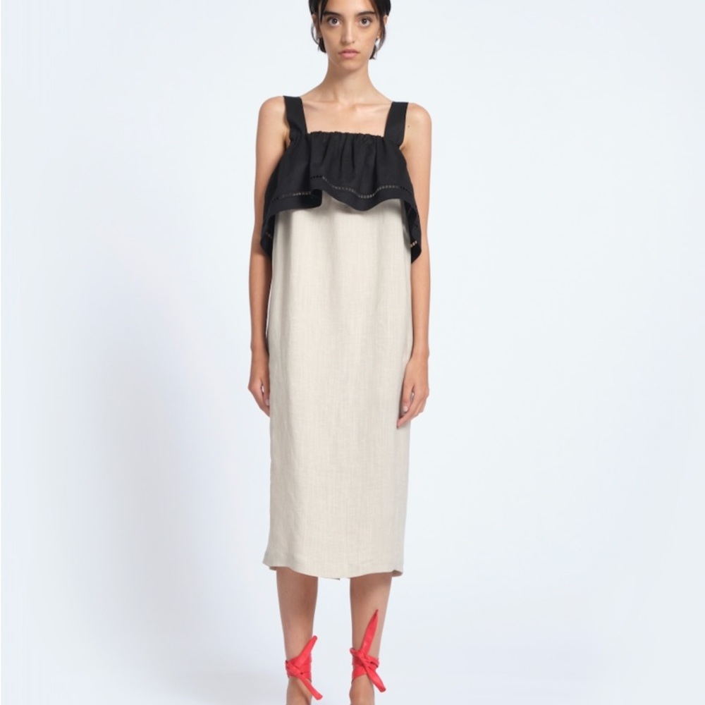 TELA Cima dress in Cream/black
